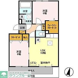 グラン・ヴェルジェ3 2LDKの間取図画像