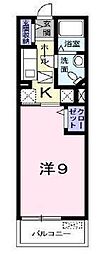 ファインアベニュー3 1Kの間取図画像