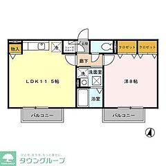 物件の間取り