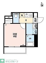 robot home 三郷II 1Kの間取図画像