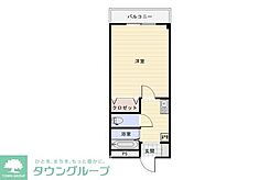 センチュリービル 1Kの間取図画像
