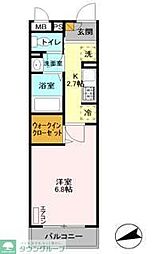 ガーデンソレイユ 1Kの間取図画像