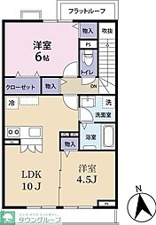 エトワールおおたか 2LDKの間取図画像