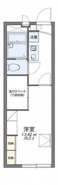 レオパレスエクセレント ｜広島県福山市春日町6丁目(賃貸アパート1K・2階・22.35㎡)の写真 その2