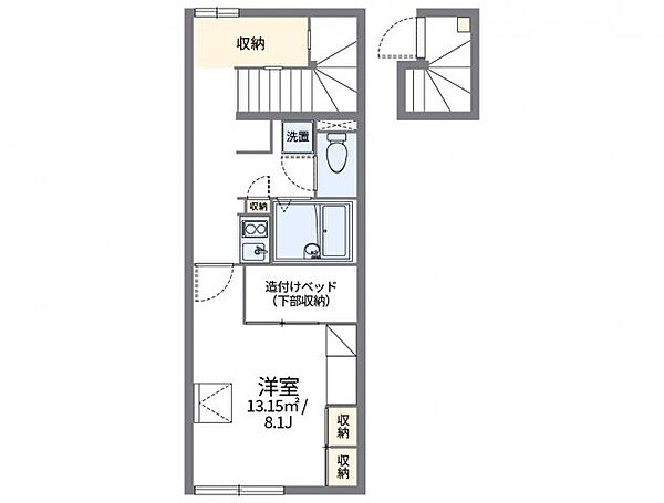 レオパレスはばたけ 203｜広島県福山市駅家町大字万能倉(賃貸アパート1K・2階・28.02㎡)の写真 その2