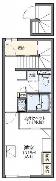 レオパレス連 206｜広島県福山市神辺町(賃貸アパート1K・2階・28.02㎡)の写真 その2