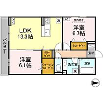 D-residence・K川北  ｜ 広島県福山市神辺町大字川北（賃貸アパート2LDK・3階・61.51㎡） その2