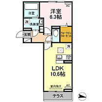 フレッチェ・ボスコV（5）  ｜ 広島県福山市神辺町大字川北（賃貸アパート1LDK・1階・42.62㎡） その2