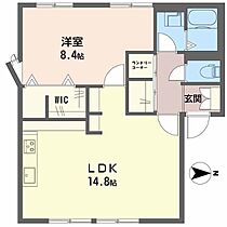 コートビレッジ東手城Ａ棟  ｜ 広島県福山市東手城町1丁目（賃貸アパート1LDK・1階・54.81㎡） その2