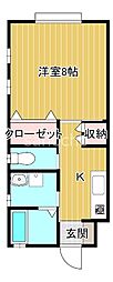 間取図画像 1K