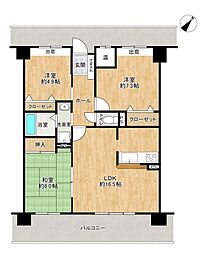間取図画像 3LDK
