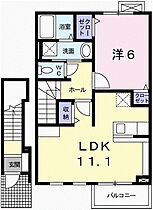 スマイル　タウンA 204 ｜ 兵庫県姫路市西今宿８丁目（賃貸アパート1LDK・2階・46.09㎡） その2