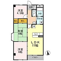 サンブランチコートふるさか 2B ｜ 兵庫県加西市北条町古坂（賃貸アパート3LDK・2階・62.75㎡） その2