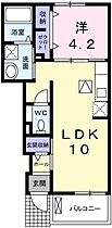 ラ　メゾン　サントーク 103 ｜ 兵庫県神崎郡福崎町南田原（賃貸アパート1LDK・1階・37.76㎡） その2