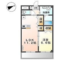 ソル　グランデ 201 ｜ 兵庫県姫路市久保町（賃貸マンション1LDK・2階・44.01㎡） その2