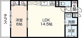 OAFLAT南車崎 2A ｜ 兵庫県姫路市南車崎１丁目（賃貸アパート1LDK・2階・45.03㎡） その2