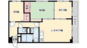 インタービレッジ太子東 401 ｜ 兵庫県揖保郡太子町原（賃貸マンション3LDK・4階・62.75㎡） その2