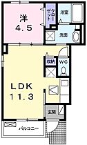 ラインハート 101 ｜ 兵庫県神崎郡福崎町福田（賃貸アパート1LDK・1階・37.00㎡） その2