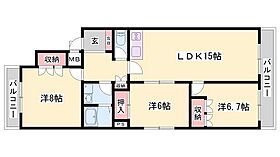 マンション優雅III 801 ｜ 兵庫県姫路市下寺町（賃貸マンション3LDK・8階・81.12㎡） その2