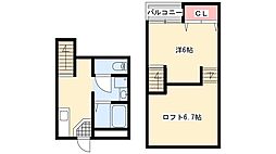 THECITY姫路獨協大学前 1Kの間取図画像