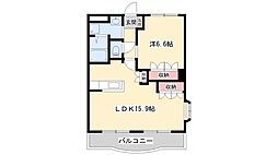 ロイヤルヒルズ青山 2LDKの間取図画像