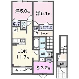 サンセールIX A 2階