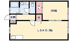 メゾンシキトウ 2階/202