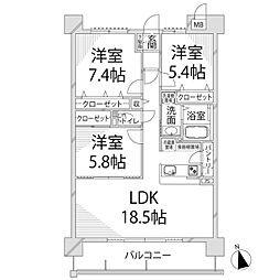 キャッスルコート田寺東 7階