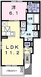 フェリア福新Ｂ 1階/101