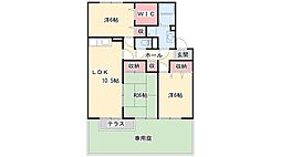 サン・ステージ海浜B棟 3LDKの間取図画像