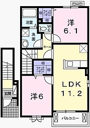 サンリット福崎II 2階