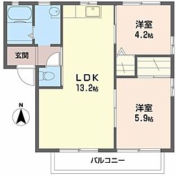 ディアス花北 2階