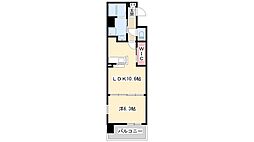 ポーシェガーデン5 1LDKの間取図画像