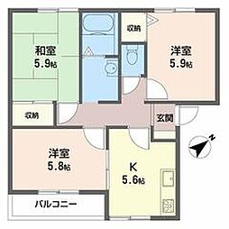 ウォームフロント岡田 2階