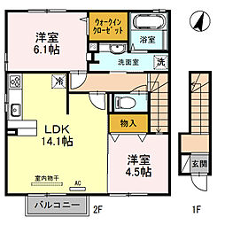 セジュール苫編 2階