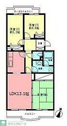 間取図画像 3LDK