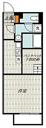 ミランダきぼう館 1Kの間取図画像