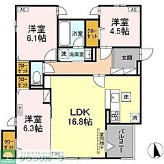 物件の間取り