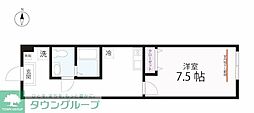 QUIET CRAB HOUSE 瀬谷(仮) 1Kの間取図画像