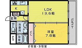 La・soeur・jardin（ラスールジャルダン） 303 ｜ 大阪府堺市堺区南田出井町１丁（賃貸マンション1LDK・3階・47.00㎡） その2