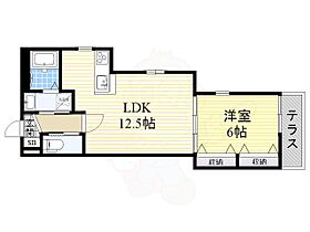 SakaeCasa  ｜ 大阪府高石市東羽衣５丁目（賃貸アパート1LDK・1階・45.15㎡） その2