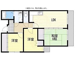 エスポワール・金岡 3LDKの間取図画像