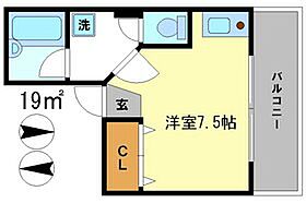 Fair wind OIKE 301 ｜ 京都府京都市中京区西ノ京職司町（賃貸マンション1K・3階・21.50㎡） その2