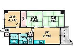 グリーンパーク鶴見  ｜ 大阪府大阪市鶴見区横堤5丁目12-11（賃貸マンション3DK・3階・52.00㎡） その2