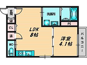 F asecia Leand  ｜ 大阪府東大阪市西堤本通東1丁目29-1（賃貸アパート1LDK・2階・31.00㎡） その2