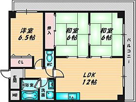 エスペランサ  ｜ 大阪府大東市灰塚3丁目11-22（賃貸マンション3LDK・3階・66.00㎡） その2