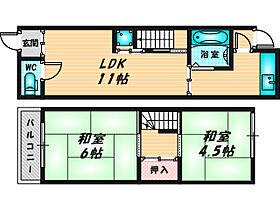 東大阪市森河内西1丁目貸家  ｜ 大阪府東大阪市森河内西1丁目29-23（賃貸一戸建2LDK・1階・46.00㎡） その2