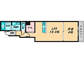 ジェルメ・コリーヌIII  ｜ 大阪府東大阪市川田2丁目19-10（賃貸アパート1LDK・1階・41.00㎡） その2