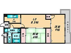 グランドファミリア高井田  ｜ 大阪府東大阪市西堤楠町3丁目6-30（賃貸マンション2LDK・3階・60.00㎡） その2