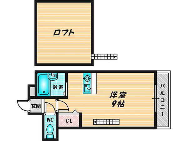 CTビュー永和 ｜大阪府東大阪市長栄寺(賃貸マンション1R・6階・32.00㎡)の写真 その2